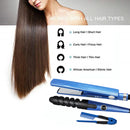 Combo Nano Titanium 3 en 1 Plancha Digital Profesional + Rizador Curl Perfect + Peine Profesional