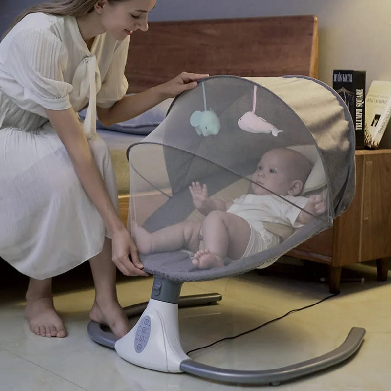 SILLA MECEDORA MOVIMIENTO LATERAL BEBE