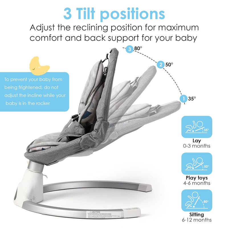 SILLA MECEDORA MOVIMIENTO LATERAL BEBE