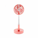 Ventilador Plegable Recargable USB con Humidificador Lámpara y Altura Ajustable